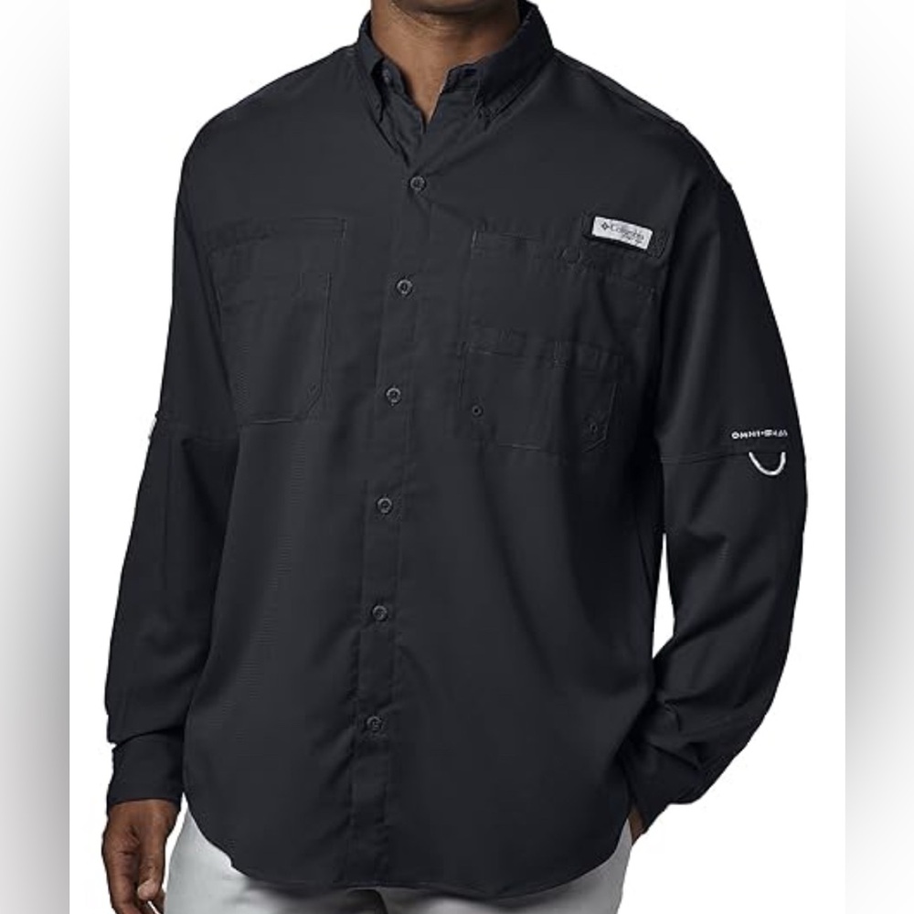 COLUMBIA • PFG Black Long Sleeve • Size Small • Like New!